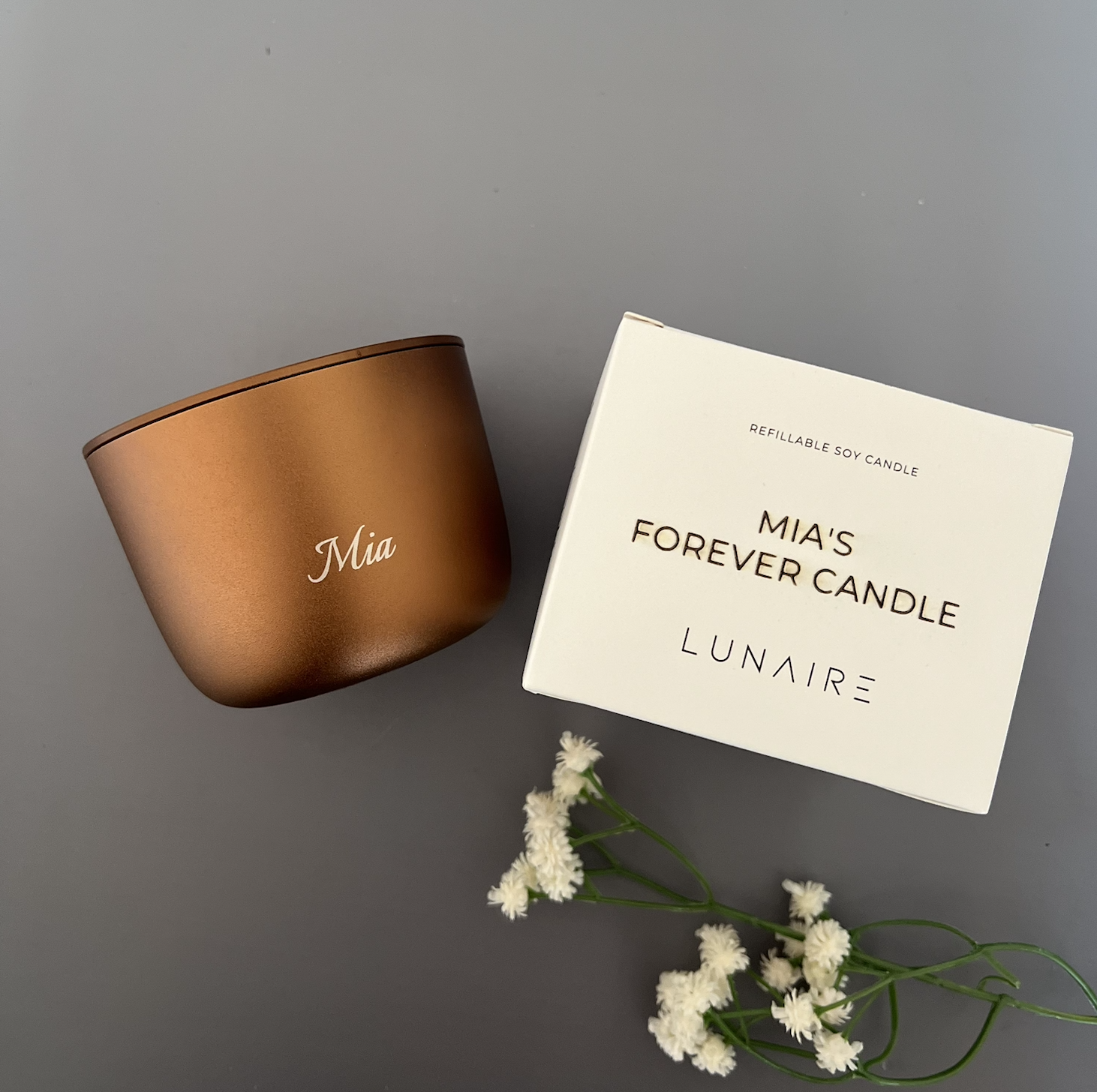 Personalised Aluminium Candle