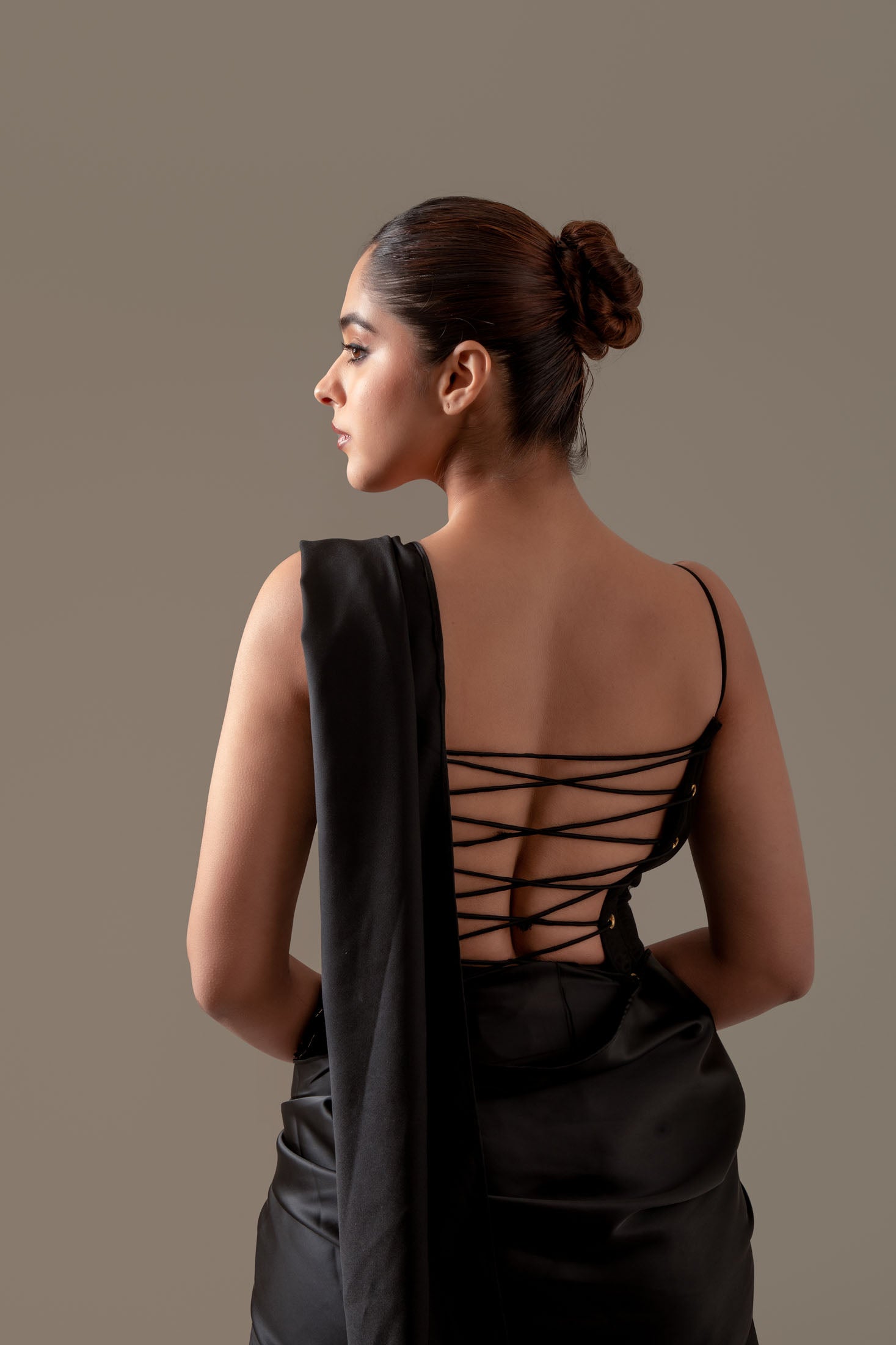 Gilded Corset Saree - Image 7